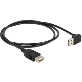   DELOCK Easy-USB 2.0-A apa fel/le fordított > USB 2.0-A anya hosszabbító kábel 1 méter (DL-83547)