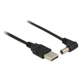   Delock USB tápkábel > DC 5.5 x 2.1 mm apa 90  1.5 m (DL-83578)