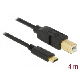 Delock USB 2.0 kábel Type-C a B-típusú 4 m (DL-83667)
