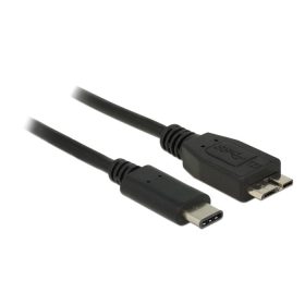   Delock Kábel SuperSpeed USB (USB 3.1, Gen 2) USB Type-C dugó > USB Micro-B típusú dugó 0,5 m fekete (DL-83676)
