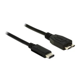   Delock Kábel SuperSpeed USB (USB 3.1, Gen 2) USB Type-C dugó > USB Micro-B típusú dugó 1 m fekete (DL-83677)