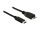 Delock Kábel SuperSpeed USB (USB 3.1, Gen 2) USB Type-C dugó > USB Micro-B típusú dugó 1 m fekete