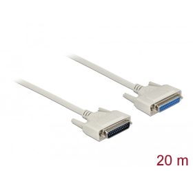   Delock D-Sub 25-ös soros kábel, dugó-hüvely, 20 m (DL-83682)