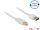 Delock Kábel, EASY-USB 2.0-s A-típusú csatlakozódugó > USB 2.0-s B-típusú csatlakozódugó, 1 m, fehér (DL-83686)