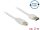 Delock Kábel, EASY-USB 2.0-s A-típusú csatlakozódugó > USB 2.0-s B-típusú csatlakozódugó, 2 m, fehér (DL-83687)