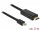 Delock kábel mini DisplayPort 1.1 dugó > HDMI-A dugó  csatlakzókkal 2 m (DL-83699)