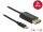Delock USB Type-C koax kábel DisplayPort-hoz (DP Alt Mode) 4K 60 Hz 1 m