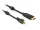 Delock Kábel mini Displayport 1.2-dugós csatlakozó csavarral > HDMI-csatlakozódugó 4K aktív fekete3m (DL-83731)