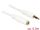 Delock Stereo Jack hosszabbító kábel 3.5 mm 3 pin apa > anya 0.5 m fehét (DL-83763)