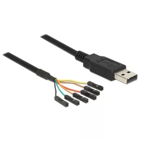   Delock kábel USB apa > TTL 6 tűs fejléc anya külön 1,8 m (5 V) (DL-83786)