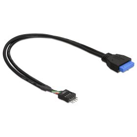   Delock kábel USB 3.0 tűs fejléc apa > USB 2.0 tűs fejléc apa 45 cm (DL-83791)