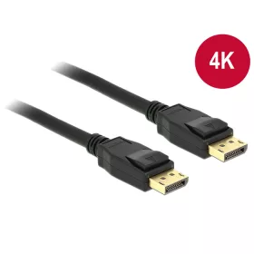   Delock Kábel Displayport 1.2 dugó > Displayport dugó 4K 3 m (DL-83807)
