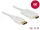Delock Kábel Displayport 1.2 dugó > High Speed HDMI-A dugó passzív 4K 2 m fehér (DL-83818)