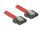 Delock kábel SATA FLEXI 6 Gb/s 20 cm vörös fém (DL-83833)