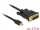 Delock Kábel mini Displayport 1.1 dugó > DVI 24+1 dugó 0,5 m (DL-83987)