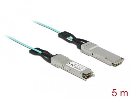 Delock Aktív optikai kábel QSFP+ 5 m