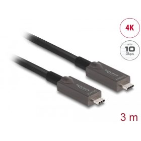   Delock aktív optikai USB-C videó + adat + PD kábel 3 m (DL-84144)