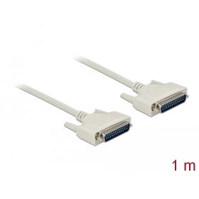   Delock D-Sub 25-ös soros kábel, dugó-dugó, 1 m (DL-84172)