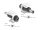 Delock Keystone modul, DC 5,5 x 2,1 mm-csatlakozóhüvely, DC 5,5 x 2,5 mm méretű apa, fehér