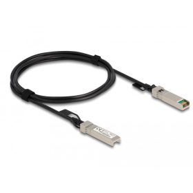   Delock Twinaxiális kábel, SFP+ csatlakozódugó > SFP+ csatlakozódugó, 2 m (DL-84204)