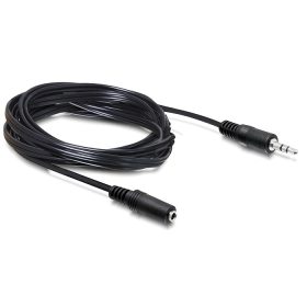   Delock kábel audio sztereo jack kábel, 3.5 mm, apa / anya, 5 m (DL-84237)