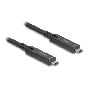   Delock Aktív optikai USB-C  8K Video + adat + PD kábel 15 m (DL-84258)