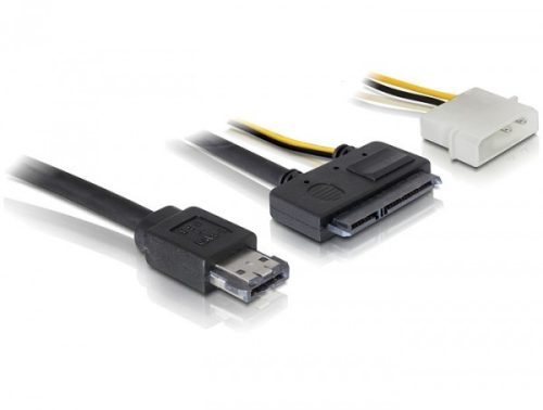 Delock eSATAp - SATA 22 tűs 3,5" HDD kábel, 1m
