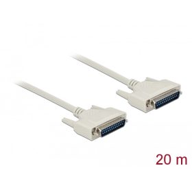   Delock D-Sub 25-ös soros kábel, dugó-dugó, 20 m (DL-84539)