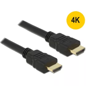   Delock nagy sebességű HDMI-kábel típusú Ethernet   HDMI A dugós > HDMI A dugós 4K 1,5 m (DL-84753)
