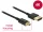 Delock Nagysebességű HDMI-kábel Ethernettel - HDMI-A > HDMI Micro-D, 3D, 4K, 0,5 m, vékony, prémium (DL-84788)