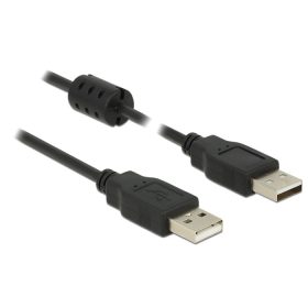   Delock USB 2.0-s kábel A-típusú csatlakozódugóval > USB 2.0-s, A-típusú csatlakozódugóval, 0,5 m, fe (DL-84888)
