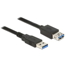   Delock USB 3.0-s bovítokábel A-típusú csatlakozódugóval > USB 3.0-s, A-típusú csatlakozóhüvellyel, 5 (DL-85058)