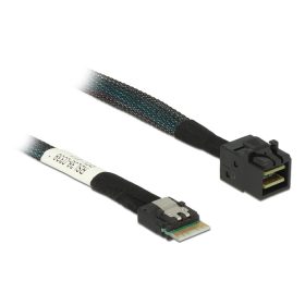   Delock Kábel Slim SAS SFF-8654 4i > Mini SAS HD SFF-8643, 50 cm (DL-85081)