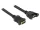Delock kábel HDMI A anya > HDMI A anya panelrögzítés 25 cm (DL-85100)
