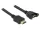 Delock kábel HDMI A apa > HDMI A anya panelrögzítés 1 m (DL-85102)