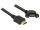 Delock kábel HDMI A apa> HDMI A anya panelrögzítés 110 -os szögben 1 m