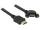 Delock kábel HDMI A apa> HDMI A anya panelrögzítés 110 -os szögben 1 m (DL-85103)