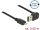 Delock Kábel EASY-USB 2.0-s A típusú csatlakozódugó, ívelt felfelé / lefelé > USB 2.0-s Micro-B-típu