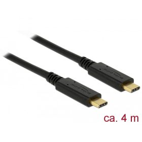  Delock USB 2.0 kábel Type-C a Type-C 4 m PD 5 A E-Marker (DL-85206)