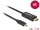 Delock Kábel USB Type-C csatlakozó> HDMI csatlakozó (DP váltakozó mód) 4K 30 Hz, 1 m, fekete (DL-85258)