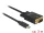 Delock Kábel USB Type-C  csatlakozódugóval > VGA csatlakozódugóval (DP váltakozó mód) Full HD 1080p, (DL-85263)