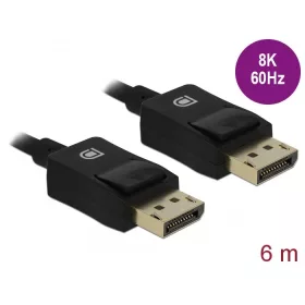 Delock Koaxiális DisplayPort kábel 8K 60 Hz 6 m (DL-85305)
