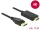 Delock Kábel Displayport 1.2 dugó > High Speed HDMI-A dugó passzív 4K 3 m fekete (DL-85318)