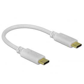   Delock USB Type-C  töltő kábel 15 cm PD 100 W E-Markerrel (DL-85357)