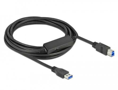 Delock Átalakító, M.2 aljzat B+M nyílással, csatlakozódugó - 2 x USB 5 Gbps A-típusú hüvely 50 cm hosszú kábellel