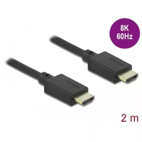   Delock Ultra nagy sebességu HDMI kábel 48 Gbps 8K 60 Hz 2 m (DL-85388)