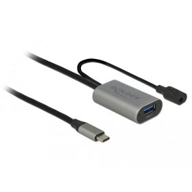  Delock Aktív USB 3.1 Gen 1 bovíto kábel USB Type-C  - USB A-típusú 5 m (DL-85391)