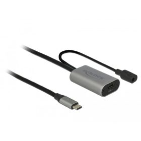   Delock Aktív USB 3.1 Gen 1 bovíto kábel USB Type-C  5 m hosszú (DL-85392)