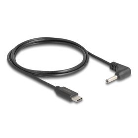   Delock USB Type-C  tápkábel - DC 3,5 x 1,35 mm méretű apa hajlított 1,5 m (DL-85393)