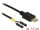 Delock Kábel USB Type-C  apa > 2 x tüskesori csatlakozó, anya, különálló teljesítmény, 10 cm